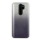 For OPPO Realme 5/Realme 5 Pro/A5 2020/A9 2020/A52/A92 Phone Case Gradient Color Glitter Powder Phone Cover with Airbag Bracket black
