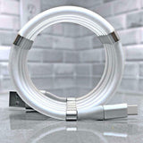 One Meter Data Charging Cable Magnetic Absorption Type C Line  Android interface