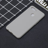 For OPPO F9 Lovely Candy Color Matte TPU Anti-scratch Non-slip Protective Cover Back Case 12