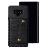 For Samsung NOTE 9 Phone Case Protective Back Cover with Card Holder Bracket black_Samsung NOTE 9