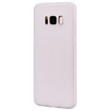 for Samsung S8 plus Lovely Candy Color Matte TPU Anti-scratch Non-slip Protective Cover Back Case white