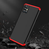 For Samsung Note 20/Note 20 Ultra/M31S Mobile Phone Cover 360 Degree Full Protection Phone Case Red black red