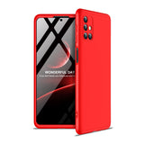 For Samsung Note 20/Note 20 Ultra/M31S Mobile Phone Cover 360 Degree Full Protection Phone Case red