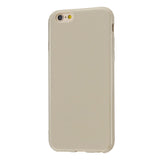 For iPhone 5/5S/SE/6/6S/6 Plus/6S Plus/7/8/7 Plus/8 Plus Cellphone Cover Soft TPU Bumper Protector Phone Shell Milk tea