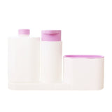 Kitchen Washing Sponge Storage Shelf Bathroom Sink Detergent Soap Dispenser green