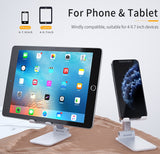 Mobile Phone Stand Folding Bracket for Mobile Phone Tablet PC Silver