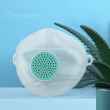 Silicone Masks 30pcs Filter Paper Face Mouth Mask Anti-dust Mask Filter Replacement Health Care white