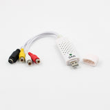 Free Drive USB Video Capture Card Support for WIN7 / 8/10 Linux for Mac white