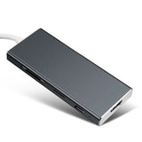 USB C Hub 7-in-1 USB C Adapter Type C Power Delivery HDMI Output SD & TF Card Reader 3 USB 3.0 Ports black