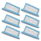Ventilator Ultra Fine Filter Cotton Professional Ventilator Filters Replacement Breathing Device 6 pieces of light blue cotton