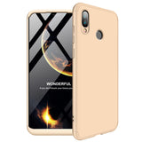 For Honor PLAY Ultra Slim PC Back Cover Non-slip Shockproof 360 Degree Full Protective Case Rose gold