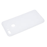 for HUAWEI Y9 2018 Lovely Candy Color Matte TPU Anti-scratch Non-slip Protective Cover Back Case white