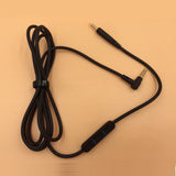 Replacement Audio Cable Wire Cord with Mic for BOSE QuietComfort 25 QC25 Headphones black