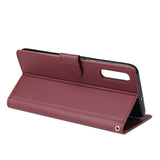 For Samsung A70 Wallet-type PU Leather Protective Phone Case with Buckle & 3 Card Position Rose gold