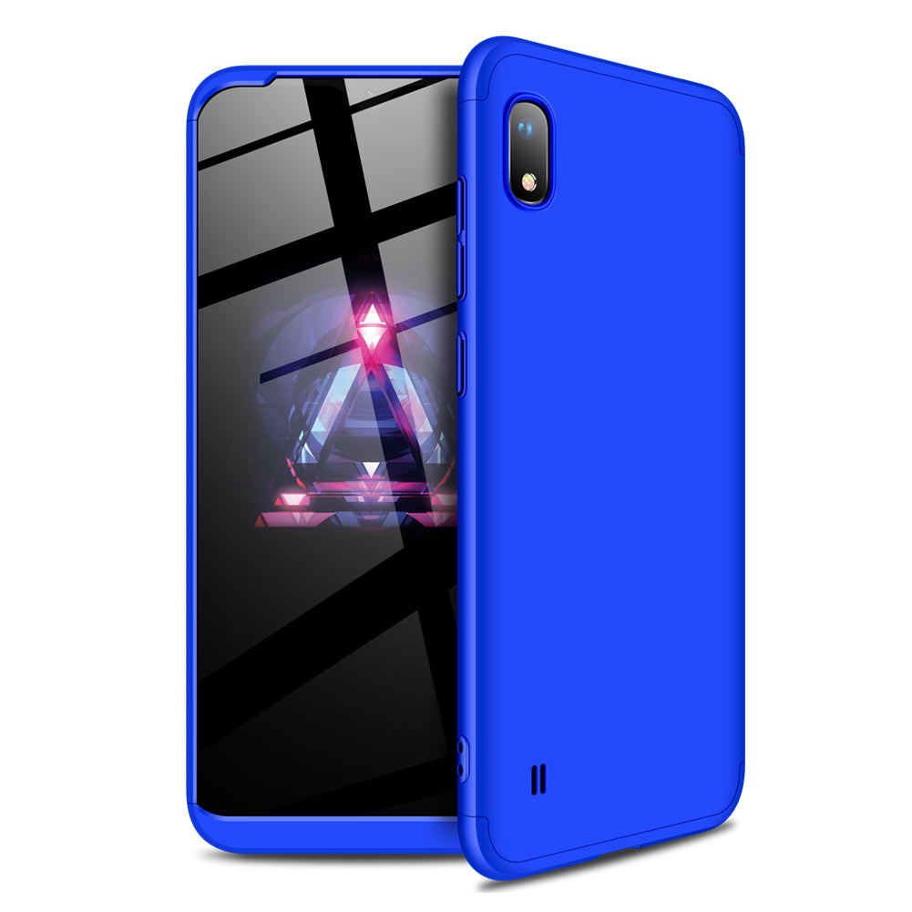 For Samsung A10 Ultra Slim PC Back Cover Non-slip Shockproof 360 Degree Full Protective Case blue